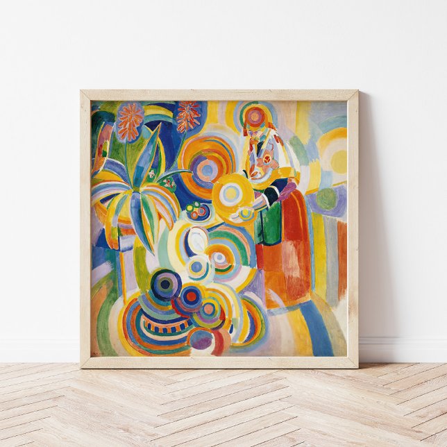 Poster Mulher Portuguesa | Robert Delaunay (Criador carregado)
