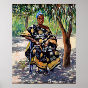 Poster Mulher que senta 2004