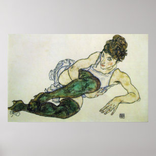 Poster Mulher retraidora, Egon Schiele 24W x 15H