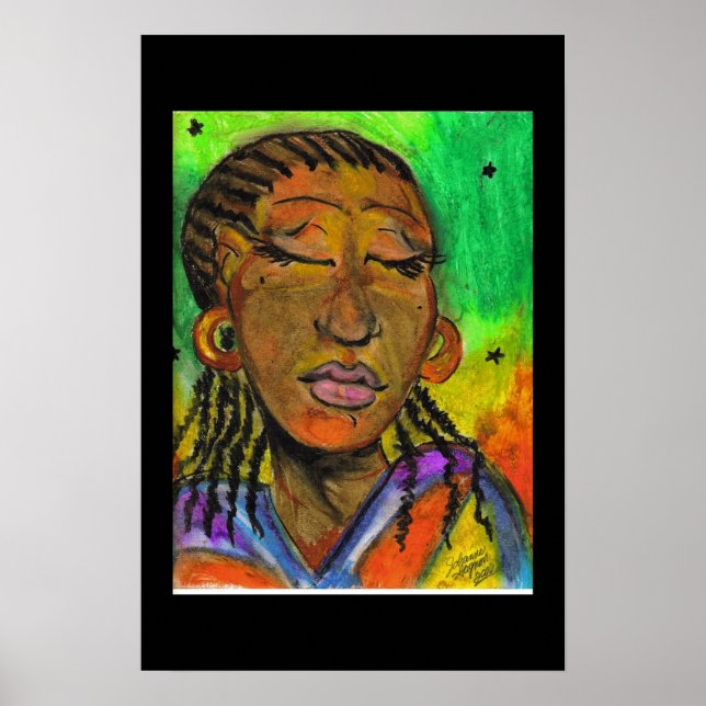 Poster Mulher senegalesa (Frente)