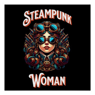 Pôster Mulher Steampunk