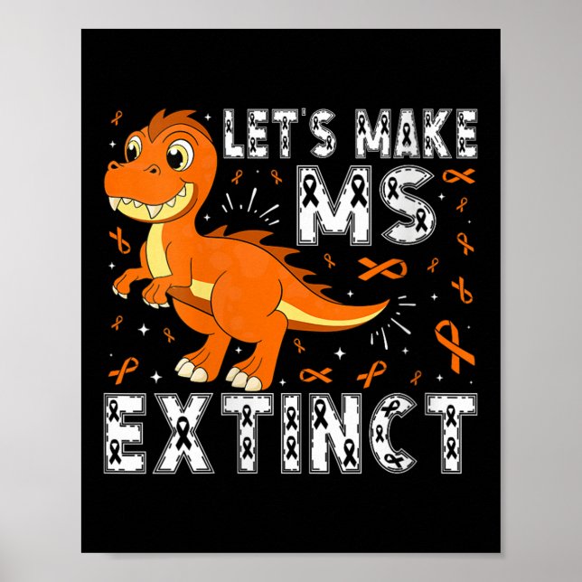 Poster Mulher: Vamos Fazer a Sra. Extinct Dinossaur Sensi (Frente)