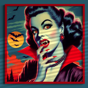 Poster Mulher Vampira Antiga