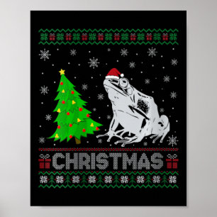 Poster Mulher Venenosa Sapo Dart Xmas Tree Iluminação Fei