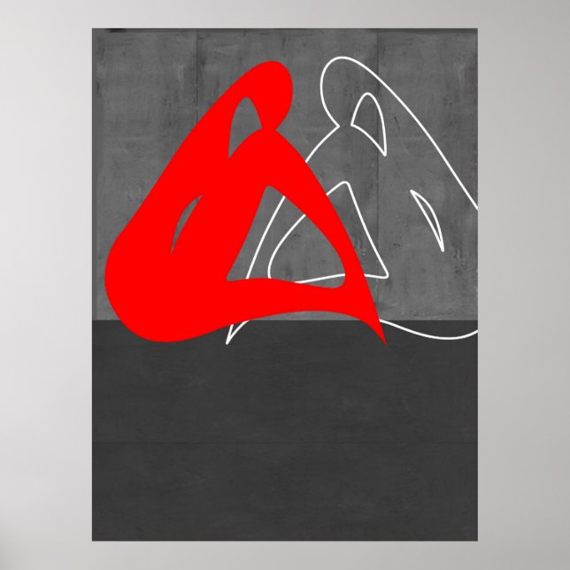 Poster Mulher Vermelha (Frente)