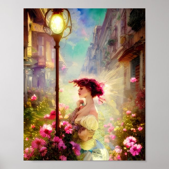 Poster Mulher vitoriana na aldeia (Frente)