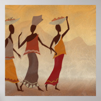 Pôster Mulheres africanas