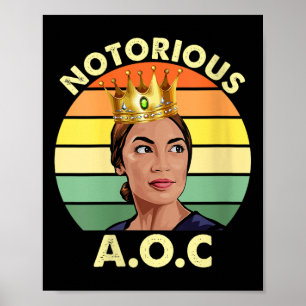 Poster Mulheres Aoc Alexandria Ocasio-cortez Primeira Mul