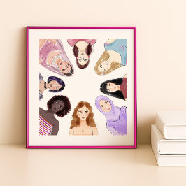 Poster mulheres, arte,