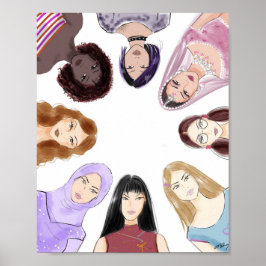 Poster mulheres, arte,