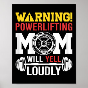 Poster Mulheres Avisando O Poder Mamãe Gritará Loucamente