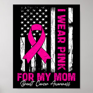 Poster Mulheres Canceres Que Visto Rosa Para A Minha Mãe