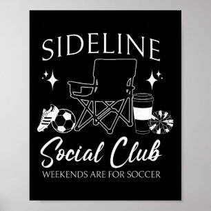 Poster Mulheres Clube Social à Margem Dia de Jogo da Mãe
