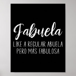 Poster Mulheres Como Abuela Para Fabuela Mães
