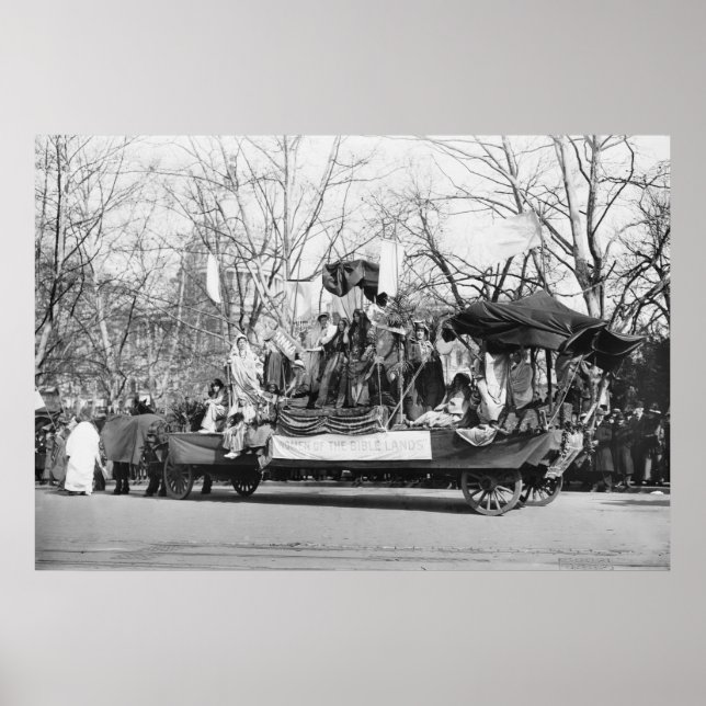 Poster Mulheres das Terras Bíblias, 1913 (Frente)