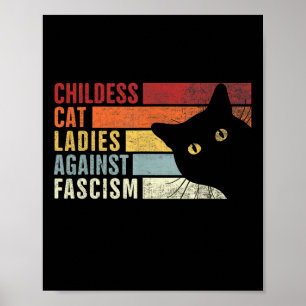 Poster Mulheres De Gato Sem Filhos Contra O Fascismo Femi