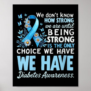 Poster Mulheres Diabetes Sensibilizam Não Sabemos O Forte