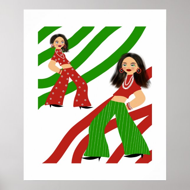 Poster Mulheres elegantes  (Frente)