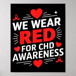Poster Mulheres Em Fevereiro Usamos Vermelho Chd Conscien