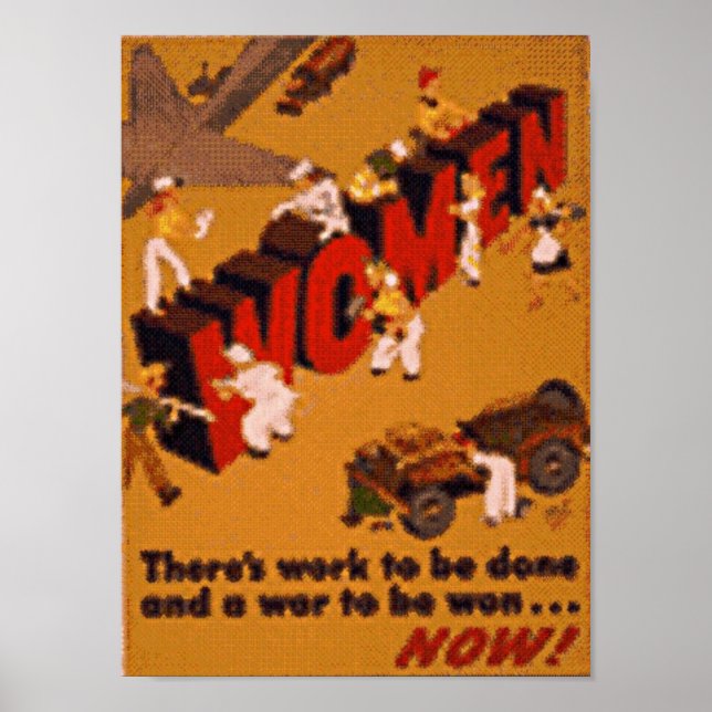 Pôster mulheres em guerra (Frente)