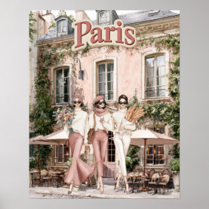 Poster Mulheres em Paris