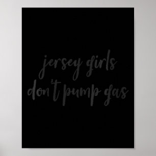 Poster Mulheres engraçadas de Nova Jersey, garotas de Jer
