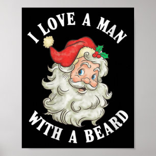 Poster Mulheres Engraçadas Papai Noel Natal Eu Amo Um Hom