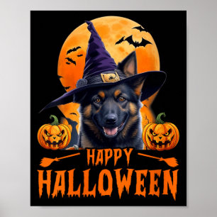 Poster Mulheres Feliz Dia das Bruxas Cachorro 1
