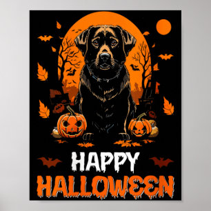 Poster Mulheres Feliz Halloween Cachorro 3