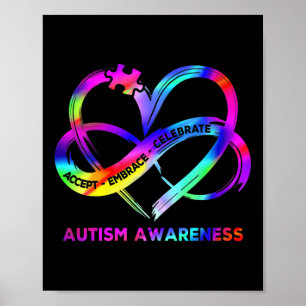 Poster Mulheres Infinitas Autismo Cardíaco Aceitam Embr