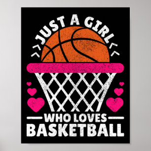 Poster Mulheres Jogadoras De Basquete Apenas Uma Menina Q