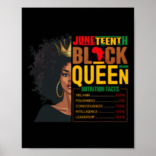 Poster Mulheres Junta Décima Negra Rainha Negra Fatos Nut