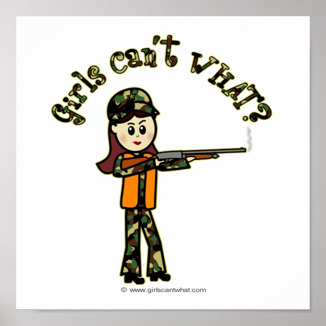 Pôster Mulheres leves caçando (Frente)