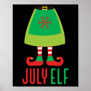 Poster Mulheres Mãe Julho Elfo Natal Em Julho 