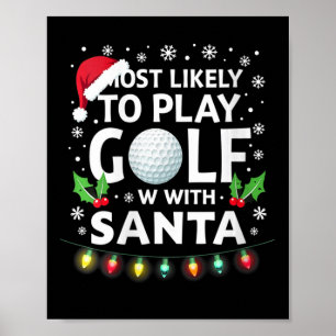 Poster Mulheres Mais Prováveis A Jogar Golfe Com Família