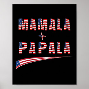 Poster Mulheres Mamala Papala 2024 Kamala Harris Tim W De