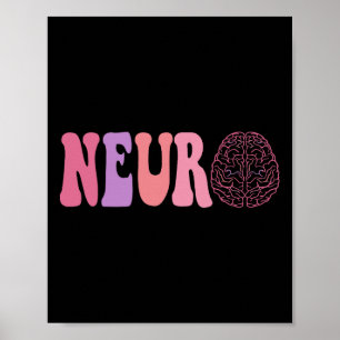 Poster Mulheres Meninas Neurologia Enfermeira Neuro Squad