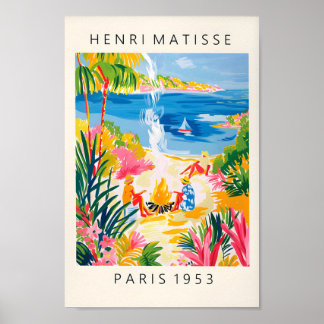 Poster Mulheres Na Arte Da Parede Do Matisse De Praia, Be