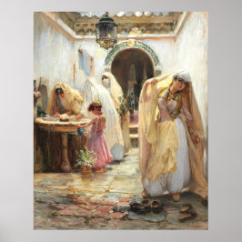 Poster Mulheres na Fonte, Arthur Bridgman Fine Art