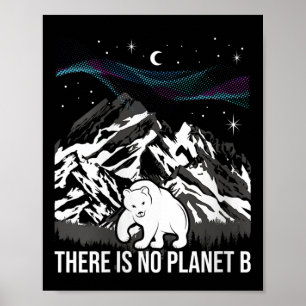 Poster Mulheres Não Há Planeta B - Ambiental