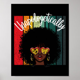 Poster Mulheres Negras Afro-Americanas Potentes
