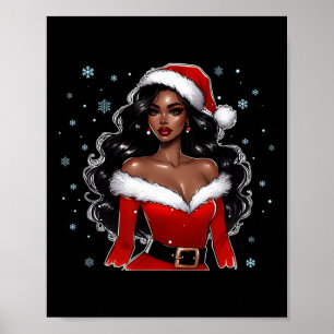 Poster Mulheres Negras de Natal Africanas Americanas