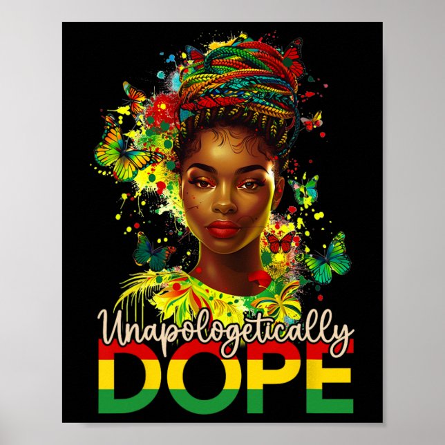 Poster Mulheres Negras Drogas Indesculpáveis Décima Junta (Frente)