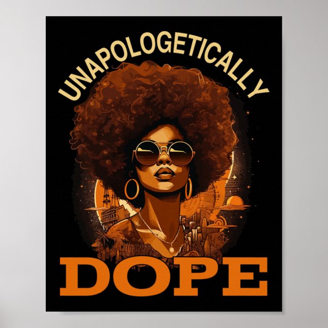 Poster Mulheres Negras Drogas Indesculpáveis Décima Junta (Frente)
