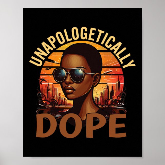 Poster Mulheres Negras Drogas Indesculpáveis Décima Junta (Frente)