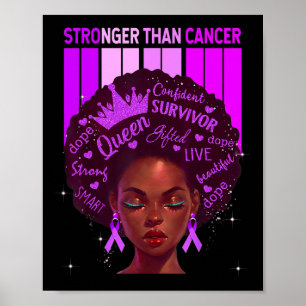 Poster Mulheres Negras Rainhas Mais Fortes Que A Epilepsi