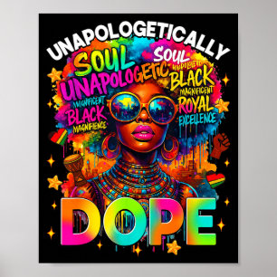 Poster Mulheres Negras Sem Desculpas Juneteenth História