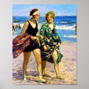 Poster Mulheres no Mar Edward Henry Potthast