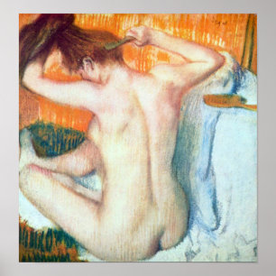 Pôster Mulheres no toalete por Edgar Degas