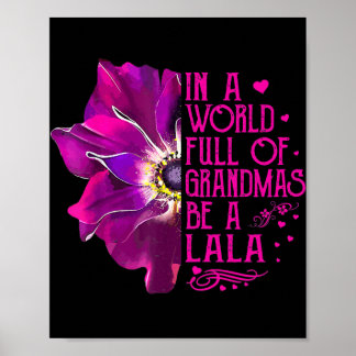 Poster Mulheres Num Cheio Mundial De Avós Sejam Lala